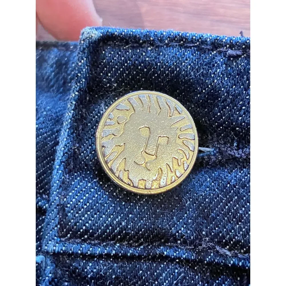 Anne Klein‎ Limited Edition Dark Wash Women's Jeans 6 Bootcut Embroidered